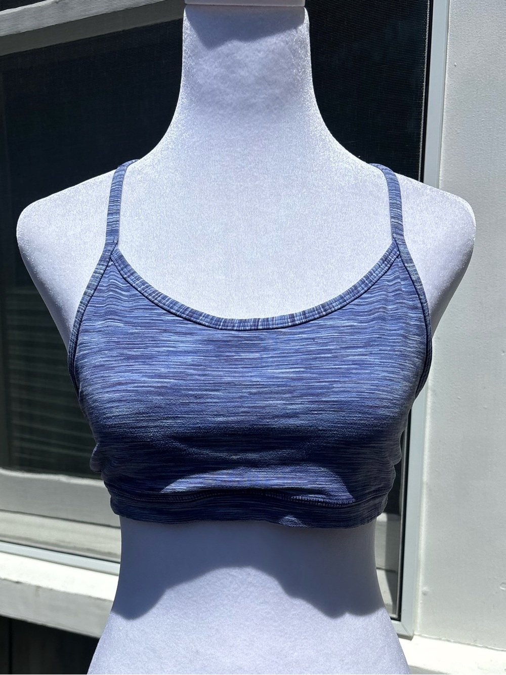 Lululemon purple heather racerback sports bra